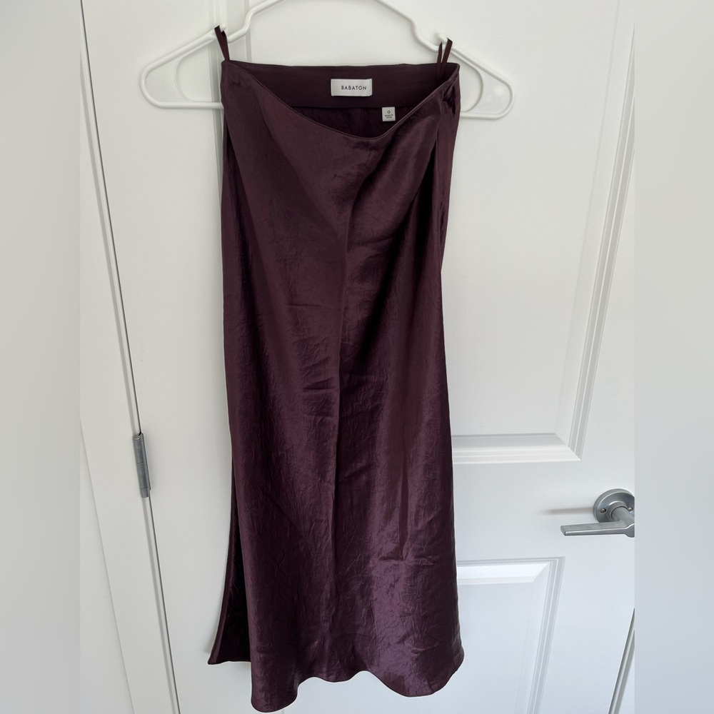 Babaton slip midi skirt size 0